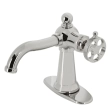 Webb 1.2 GPM Deck Mounted Single Hole Bathroom Faucet with Pop-Up Drain Assembly