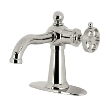 Wendell 1.2 GPM Single Hole Bathroom Faucet with Pop-Up Drain Assembly