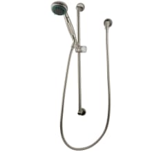 Five Function Hand Shower with Supply Elbow, 24" Shower Slide Bar and Hose