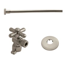 Toilet Supply Kit, 1/2" IPS (Iron Pipe Size) Inlet - 3/8" Outlet