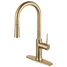 New York 1.8 GPM Single Hole Pull Down Kitchen Faucet - Includes Escutcheon