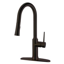 New York 1.8 GPM Single Hole Pull Down Kitchen Faucet