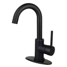 Concord 1.2 GPM Deck Mounted Single Hole Bathroom Faucet with Push Pop-Up Drain Assembly