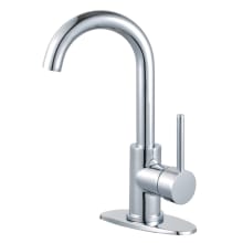 Concord 1.2 GPM Deck Mounted Single Hole Bathroom Faucet with Push Pop-Up Drain Assembly