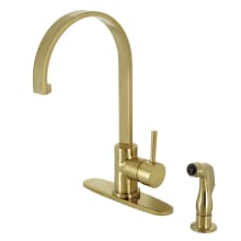 Concord 1.8 GPM Single Hole Kitchen Faucet - Includes Side Spray