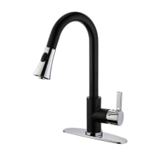 Continental 1.8 GPM Single Hole Pull Down Kitchen Faucet