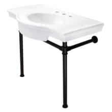 Tazatina 57" Clawfoot Cast Iron Soaking Tub with Reversible Drain, and Overflow