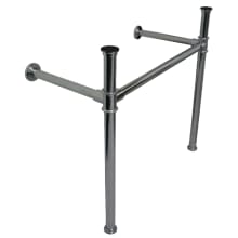 Imperial 28-1/2" Stainless Steel Wall Mounted Console Legs