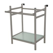 Sheridan 24" Bathroom Console Only with Glass Shelf
