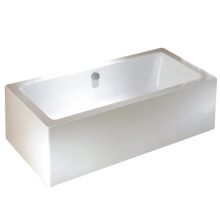 Aqua Eden 67" Acrylic Soaking Bathtub for Freestanding Installations with Center Drain
