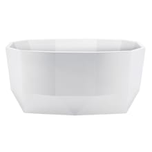 Aqua Eden 59" Free Standing Acrylic Soaking Tub with Center Drain, Drain Assembly, and Overflow