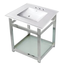 25" Wide Ceramic Console Sink