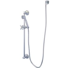 Made To Match 1.8 GPM Single Function Hand Shower Package - Includes Slide Bar, Hose, and Wall Supply