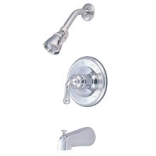 Magellan Tub and Shower Trim with Multi Function Shower Head and Metal Lever Handle