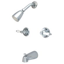 Victorian Tub and Shower Trim Package with Single Function Shower Head