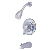 Chatham Tub and Shower Trim with Single Function Shower Head, Metal Lever Handle and Valve