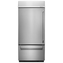 36 Inch Wide 20.9 Cu. Ft. Built-In Energy Star Rated Refrigerator with Platinum Interior Design