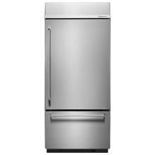 36 Inch Wide 20.9 Cu. Ft. Built-In Energy Star Rated Refrigerator with Platinum Interior Design
