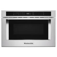 24 Inch Wide 1.2 Cu. Ft. 950 Watt Drawer Microwave with Auto Touch Open/Close