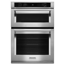 30 Inch Wide 5.0 Cu. Ft. Combination Wall Oven with 1.4 Cu. Ft. Microwave Oven with Even-Heat True Convection