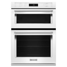 30 Inch Wide 5.0 Cu. Ft. Combination Wall Oven with 1.4 Cu. Ft. Microwave Oven with Even-Heat True Convection
