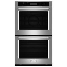 30 Inch Wide Electric 10.0 Cu. Ft. Double Wall Oven with Even-Heat True Convection Upper Oven and Thermal Lower Oven