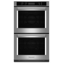27 Inch Wide 8.6 Cu. Ft. Electric Double Wall Oven with Even-Heat True Convection Upper and Lower Oven