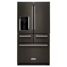 36 Inch Wide 25.8 Cu. Ft. Multi-Door Refrigerator with In-Door-Ice System and Platinum Interior Design