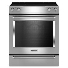 30 Inch Wide 6.4 Cu. Ft. Slide-In Electric Range with 5 Cooking Elements