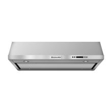 600 CFM 36 Inch Wide Under Cabinet Range Hood with Built-In Blower and Electronic Controls