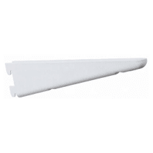 82 Series 12-1/2 Inch Long Double Slotted Shelf Bracket with 450 lbs Weight Capacity for Double Slot Standards