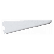 82 Series 14-1/2 Inch Long Double Slotted Shelf Bracket with 450 lbs Weight Capacity for Double Slot Standards