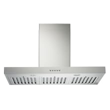 300 - 750 CFM 30 Inch Wide Stainless Steel Wall Mounted Range Hood with LED Lighting from the Brillia Collection