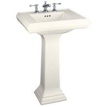Memoirs pedestal lavatory with 4" centers