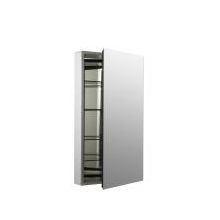 Catalan 24" x 36" Single Door Medicine Cabinet with 170 Degree Hinge and Triple Mirror Design