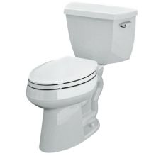 Highline 1.6 GPF Two-Piece Elongated Comfort Height Toilet with Right Hand Trip Lever - Less Seat