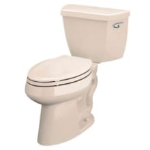 Highline Pressure Lite elongated 1.0 gpf toilet with tank cover locks and right-hand trip lever, less seat