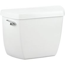 Highline/Wellworth 1.1 gpf toilet tank with tank cover locks and left-hand trip lever