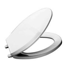Lustra Q2 Elongated Closed-Front Toilet Seat with Anti-Microbial Agent, Quick-Release and Quick-Attach Hinges