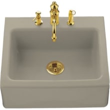 Alcott 25" Single Basin Tile-In Fireclay Kitchen Sink with Apron-Front