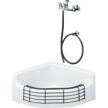 Coated Wire Sink Rim Guard for Whitby Service Sink