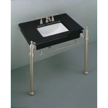 Accessory Table Legs Metal from the IV Georges Brass series