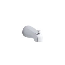 Classic 4-7/16 Inch Diverter Wall Mounted Tub Spout with Slip-Fit Connection from Devonshire Collection