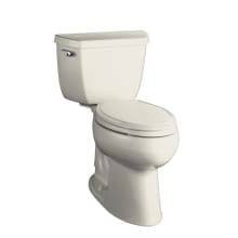 Highline Comfort Height elongated toilet with Class Five flushing technology and left-hand trip lever with tank locks