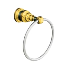 Renaissance Polished Brass Towel Ring from IV Georges Brass Collection