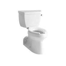 Elongated Bowl, Rear Outlet, Pressure Lite, Comfort Height Toilet with Right-Hand Trip Lever from the Barrington Series with 4 Inch rough-in