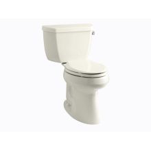 Right-Hand Trip Lever Biscuit Kohler K-3713-RA-96 Highline Classic Comfort Height Two-Piece Elongated Toilet with 10-Inch Rough-in