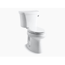 1.28 GPF Two-Piece Comfort Height Elongated Toilet with 14" Rough In and Right Hand Trip Lever from the Highline Collection