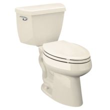 Highline Pressure Lite elongated 1.0 gpf toilet with tank cover locks and left-hand trip lever, less seat