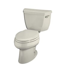 Wellworth Pressure Lite elongated 1.1 gpf toilet with right-hand trip lever, less seat
